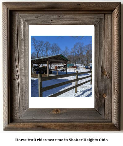 horse trail rides near me in Shaker Heights, Ohio